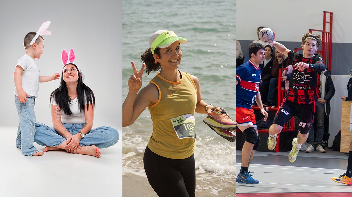 Bannière de Julie Pouppeville, photographe en Occitanie : portraits de famille, reportages événementiels et photographie de sport.